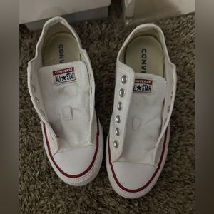 White low top chucks Taylor’s!